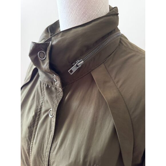 Free People Women's Windswept Jacket Green Olive Lightweight Size XS No Hood - Picture 9 of 16